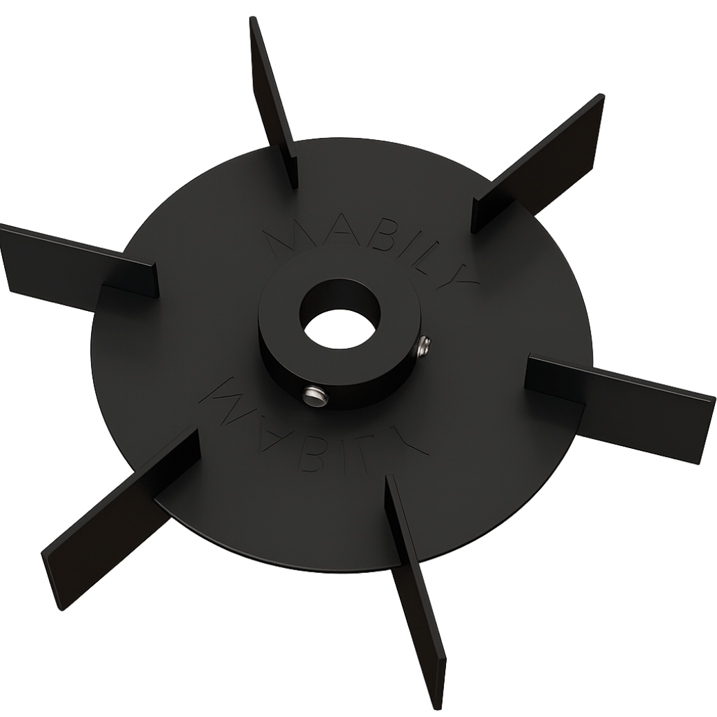 Turbina radial para misturador industrial e dispersão de líquidos