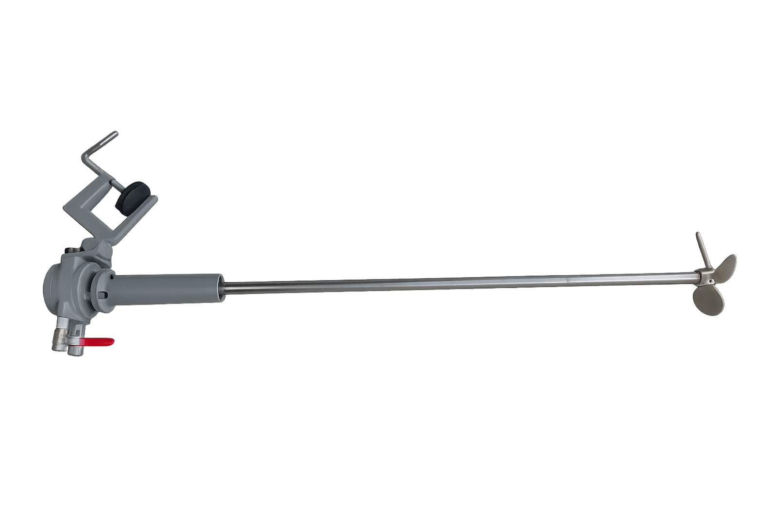 Misturador portátil elétrico ou pneumático para borda de tanque