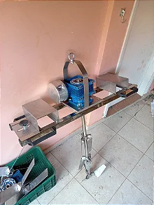 Agitador pneumático com redutor para tanque IBC