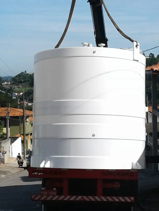 Tanques de polipropileno 10000 litros fundo cônico para água desmineralizada