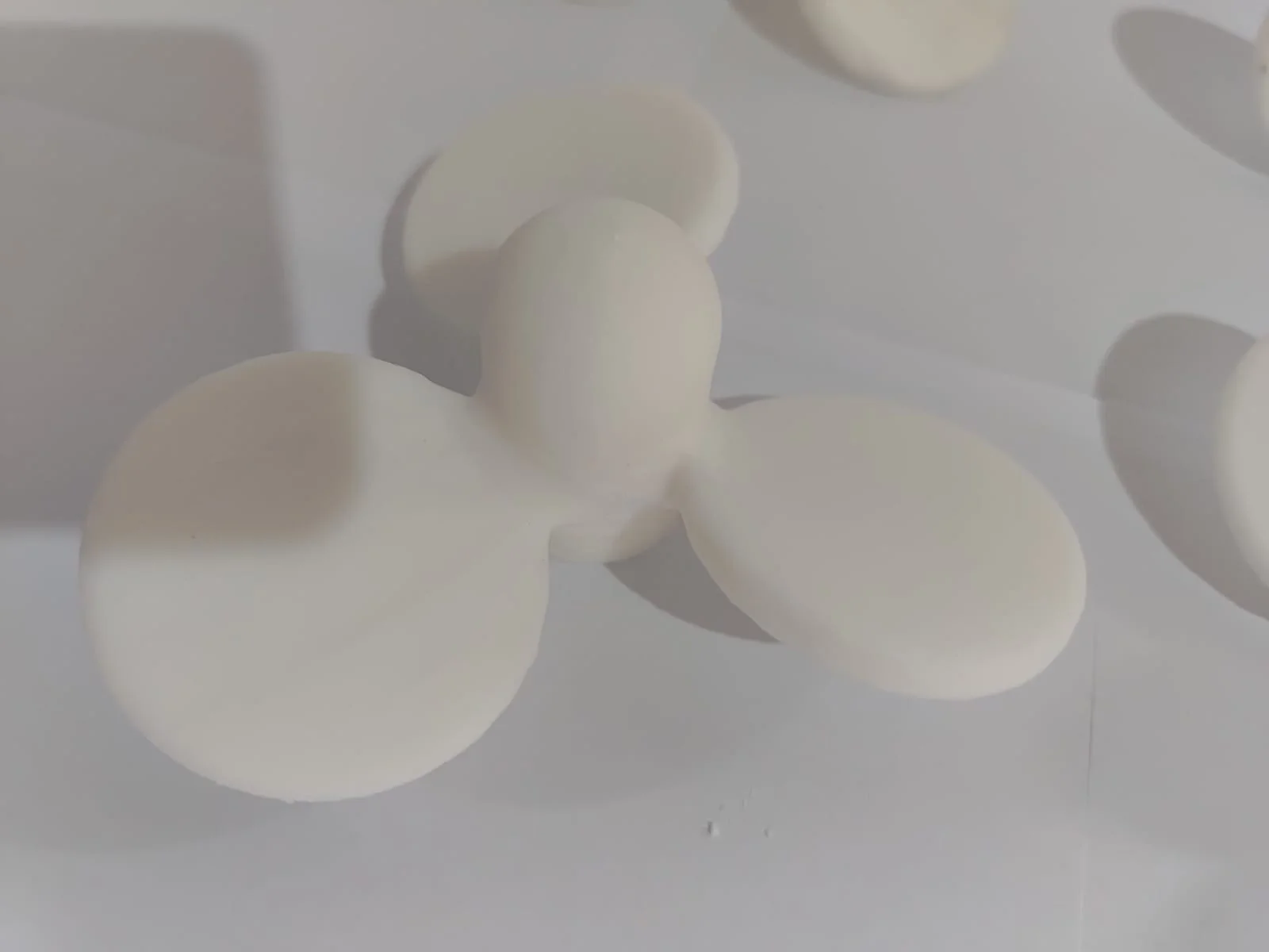 Hélice naval em PVDF para agitador industrial e produtos corrosivos
